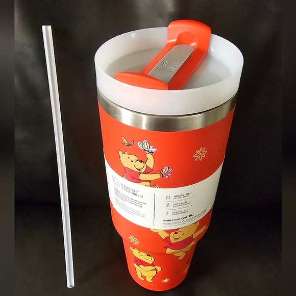 Stanley Red 40oz Insulated Tumbler Winnie the Pooh Collectible New In Box - Picture 3 of 16